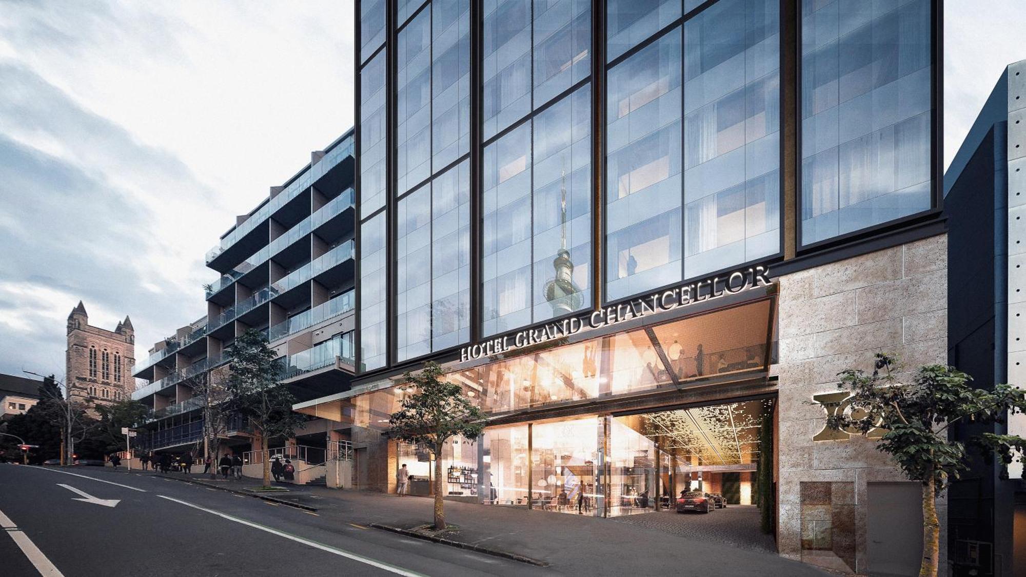 Hotel Grand Chancellor Auckland Exteriör bild